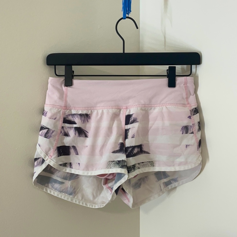 LULULEMON athletica pink speed up short SIZE 2